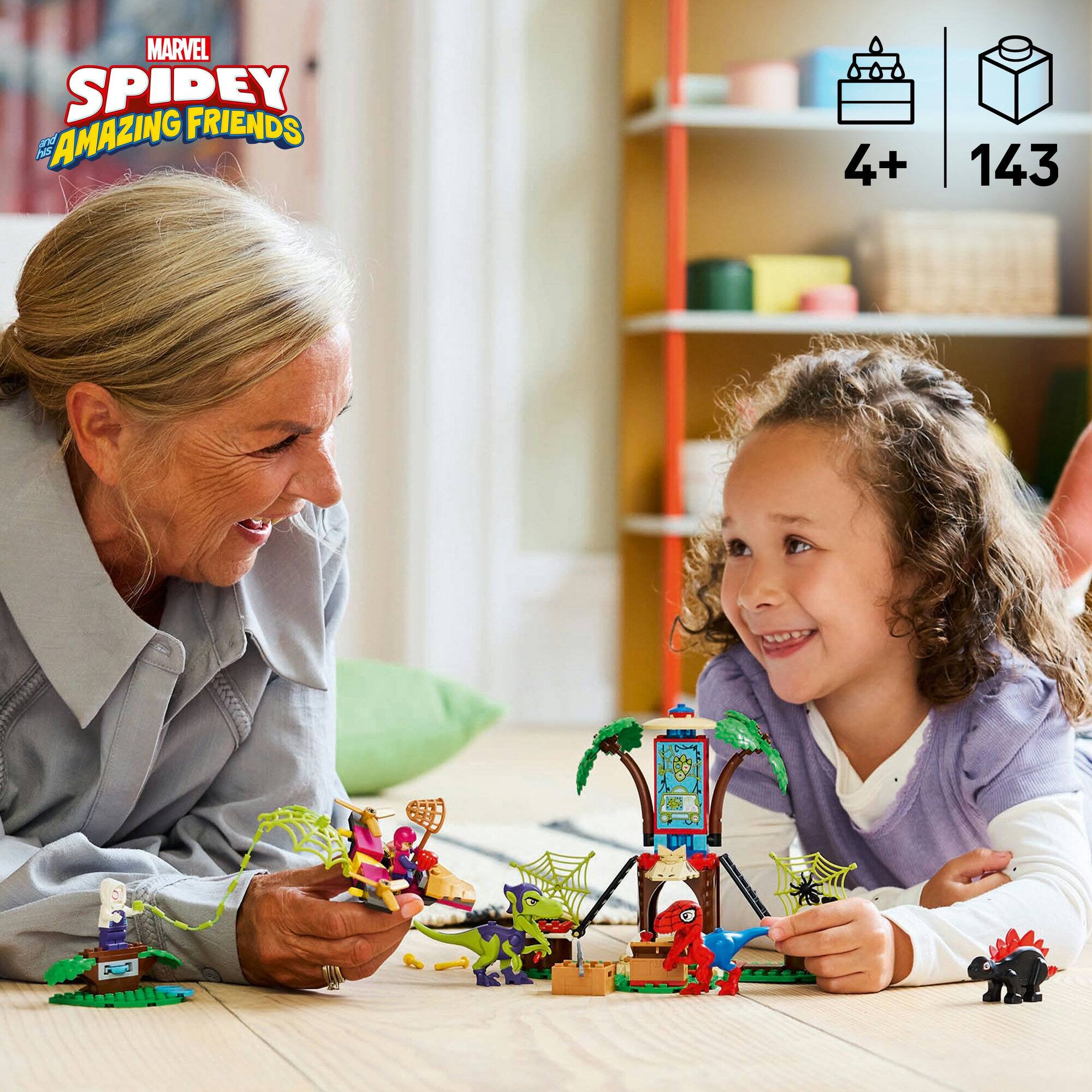 LEGO® Marvel Spidey And His Amazing Friends Spidey and Gobby’s Raptor Battle at Tree House HQ 11200